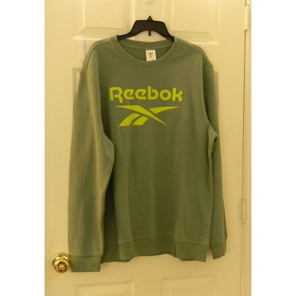 Reebok Other - Reebok Spellout Logo Sweatshirt Mens Sz XL Green NWT